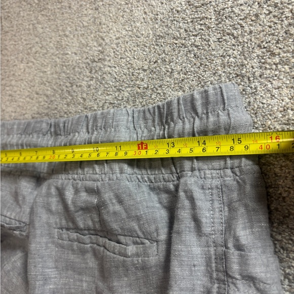 Athleta Womens 6 Cabo Linen 4" Short Pull On Wide Waist Band Stretch Drawstring - Picture 11 of 12